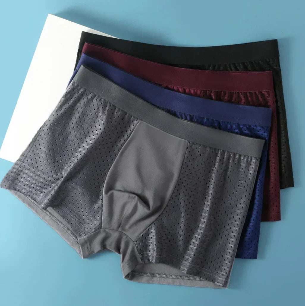 🔥 La Fraîcheur Que Votre Corps Mérite — 4 Boxers Ultra-Respirants