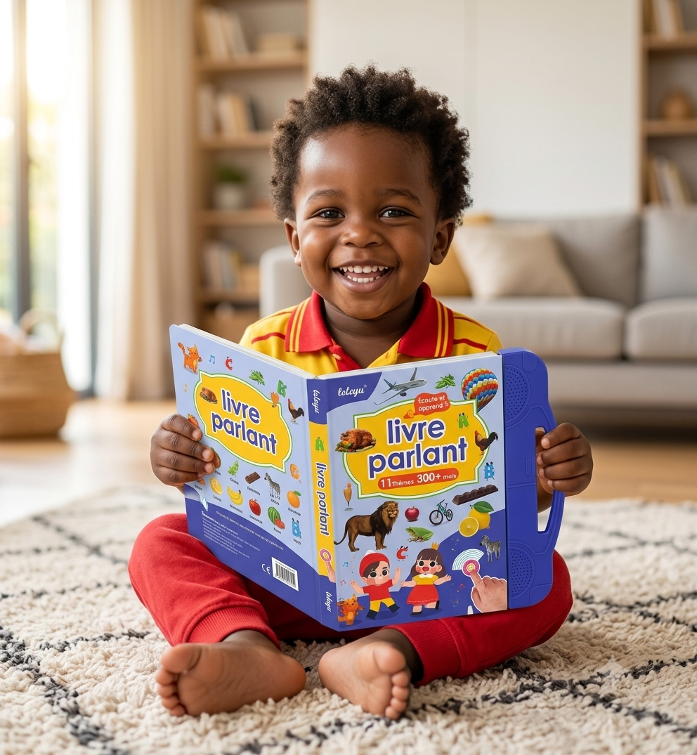 📚 Livre Éveil Parlant™ – Le cadeau qui fait apprendre votre enfant tout en s'amusant !